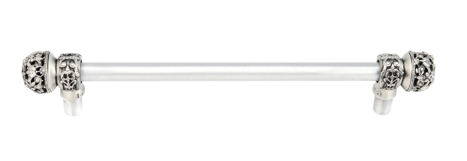 Carpe Diem Hardware 171-11 Juliane Grace 9-Inch O.C. Long Pull with Small Finial, Satin