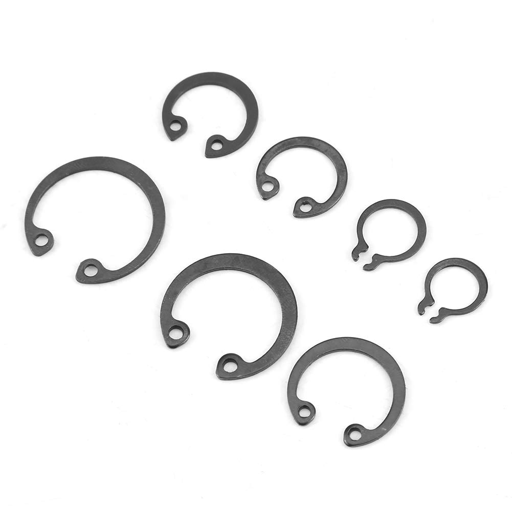 Koieam Retaining Rings,225pcs Internal & External Snap Retaining Ring Circlip Assortment Box Set 18 Sizes
