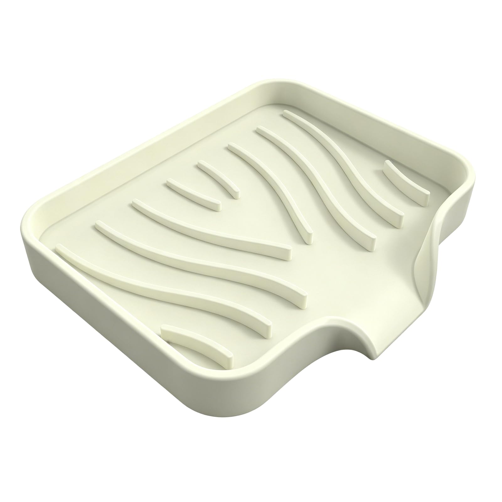 Silicone Soap with Fast Drain Feature Prevents Soaps From Melting in Wet Areas for House Space Saving Owner