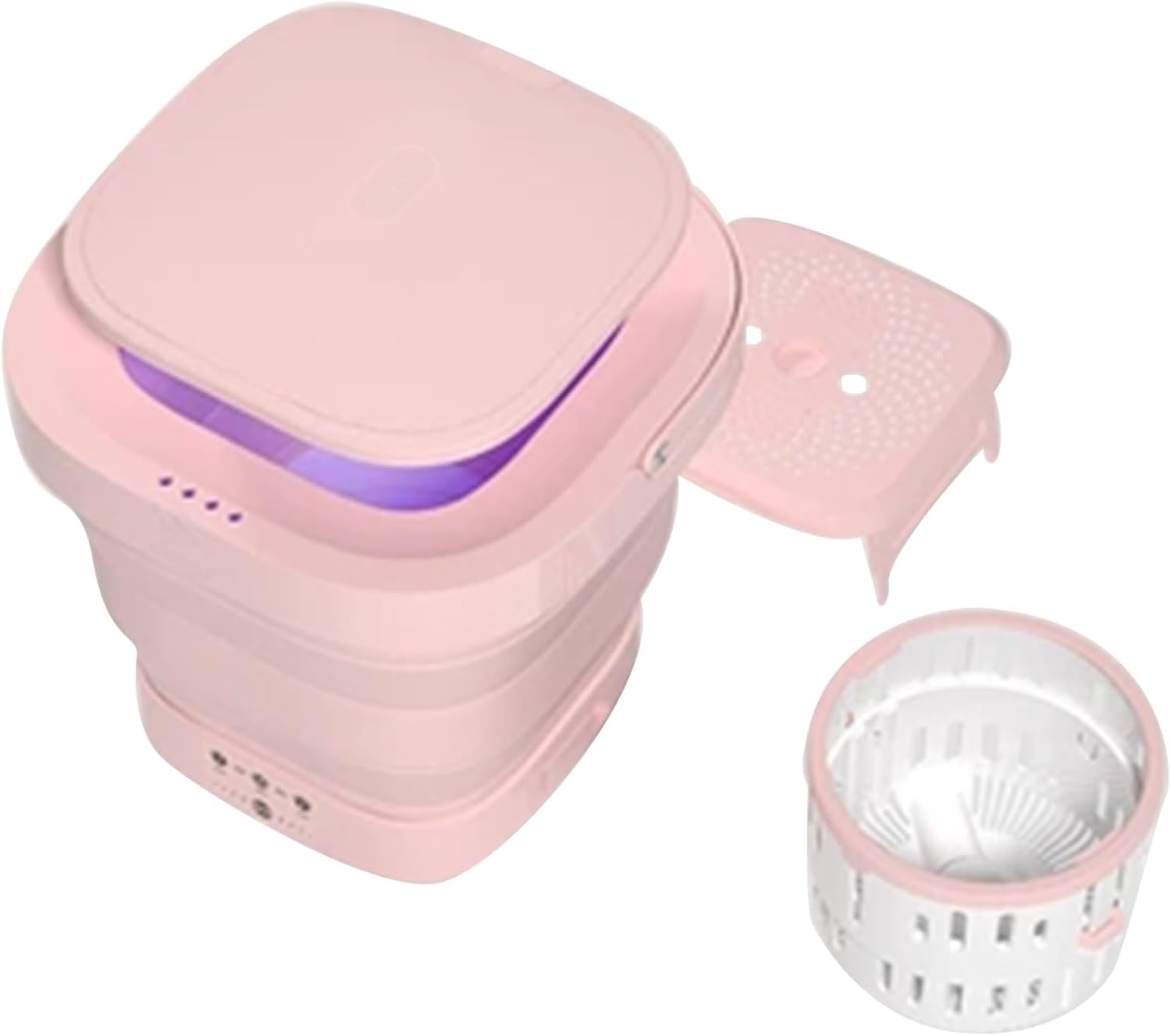 Portable Mini Washing Machine & Dryer Combo, Foldable Touch Screen, Ideal for Underwear, Baby Clothes & Small Items, Perfect for Apartments, Dorms & Camping (Color)