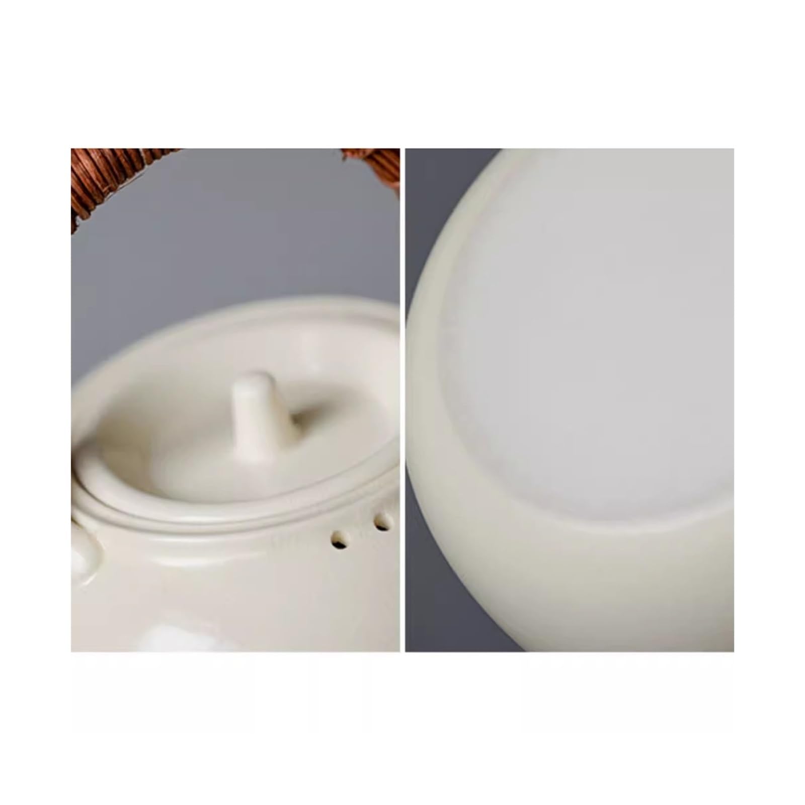 Teiera per Tisane Stufa elettrica in ceramica completamente automatica in legno di noce for teiera bollente for uso domestico Bollitore in ceramica for la preparazione del tè di piccole dimensioni per