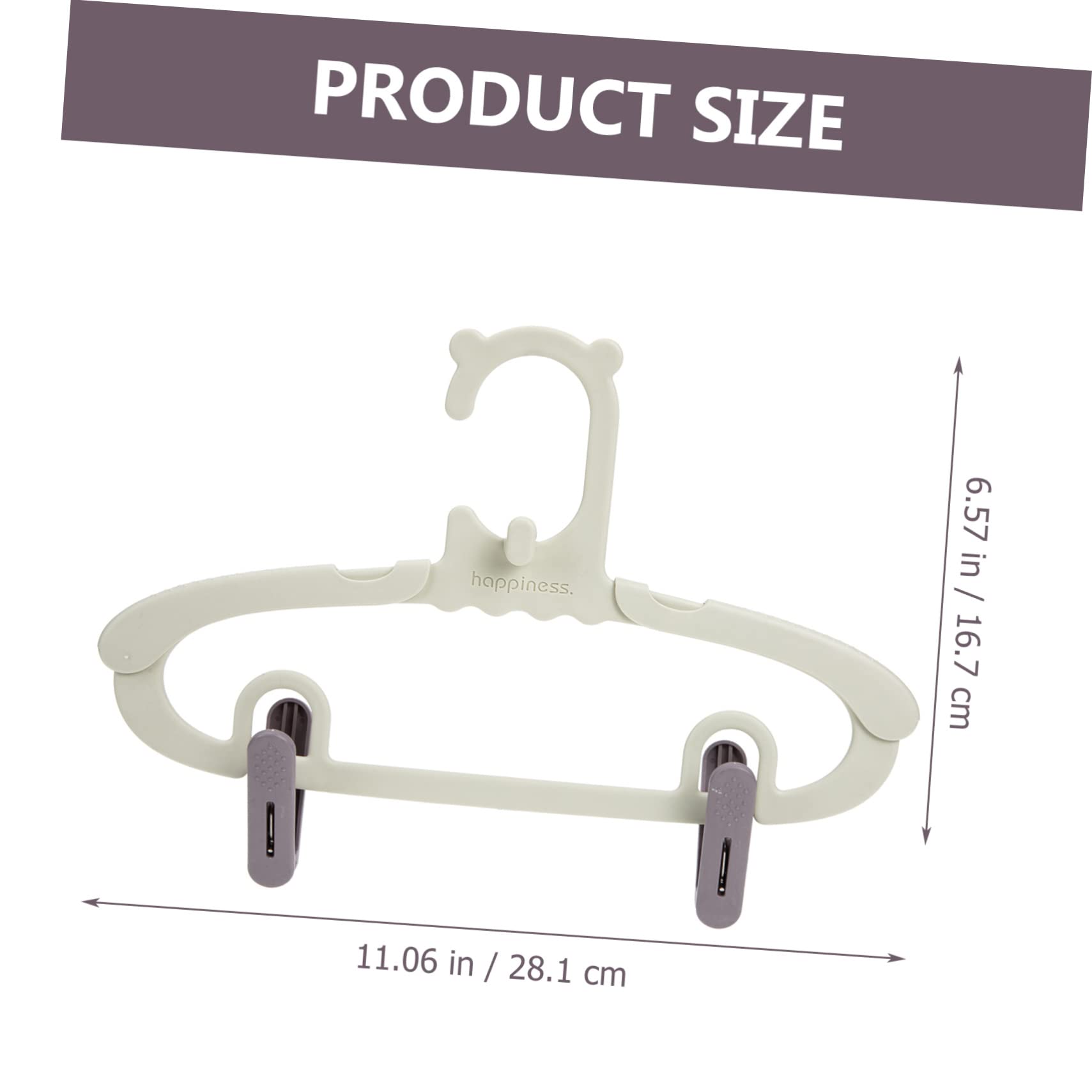 Ciieeo 1 Set Clothes Hangers with Clips Multi Functional Home Organizer for Closet Space Saving Design Soft Warm and Lemon