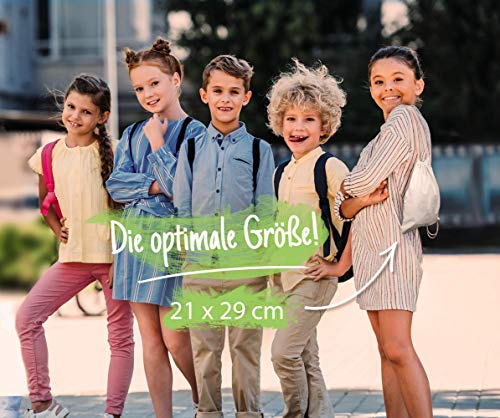 Kinderbeutel 25 Stück 21 x 29 cm – Kleine Gastgeschenke Baumwollbeutel - Tote Bag Basteln Kindergarten - Kordelzug Stofftasche, Beutel, Jutebeutel OEKO-TEX® geprüft - Stoffbeutel Sack zum gestalten