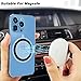12 Pcs Universal Metal Ring Sticker Compatible with MagSafe Magnetic Wireless Charging iPhone 15 14 13 12 Pro Max Samsung Galaxy, 2 Styles Ultra Thin Notched and Round Ring Car Charger Kit(NO Magnet)