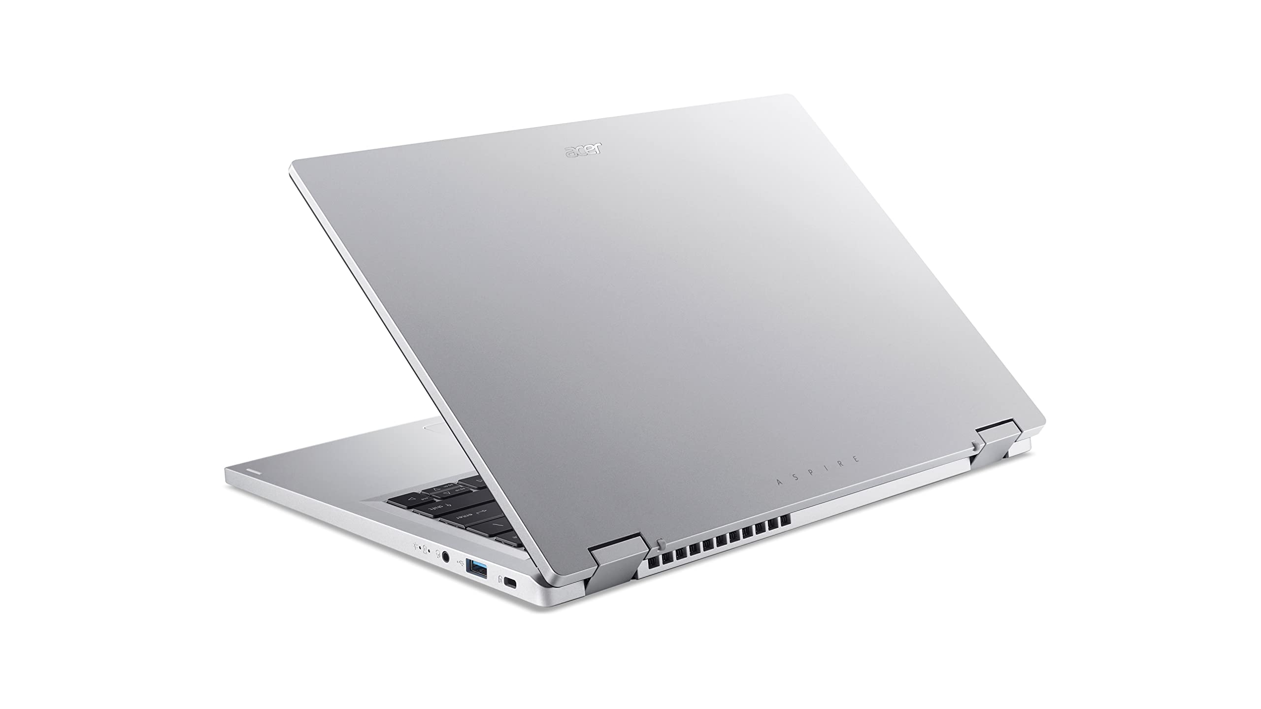 Acer Aspire 3 Spin (A3SP14-31PT-C31L) Convertible Notebook | 14" WUXGA IPS Touch-Display | Intel N100 | 4 GB RAM | 128 GB SSD | Intel UHD Grafik | Windows 11 | QWERTZ Tastatur | Silber
