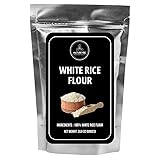 Naturevibe Botanicals White Rice Flour - 2lbs | Non GMO and Gluten Free (32 ounces) | Used for Cooking | Alternative for Baking | [Packaging may vary]