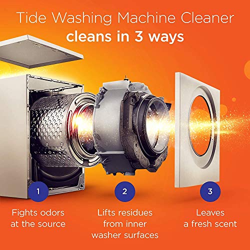 Washing Machine Cleaner By Tide For Front And Top Loader Washer Machines,(2.6Oz Each) (Pack Of 5) (Packaging May Vary) #TOP6
