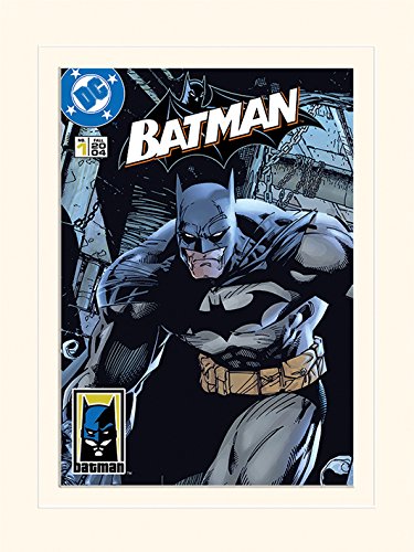 Pyramid International Batman Prowl Comic Cover Mounted Print Memorabilia, Multi-Colour, 30 x 40 x 1.3 cm
