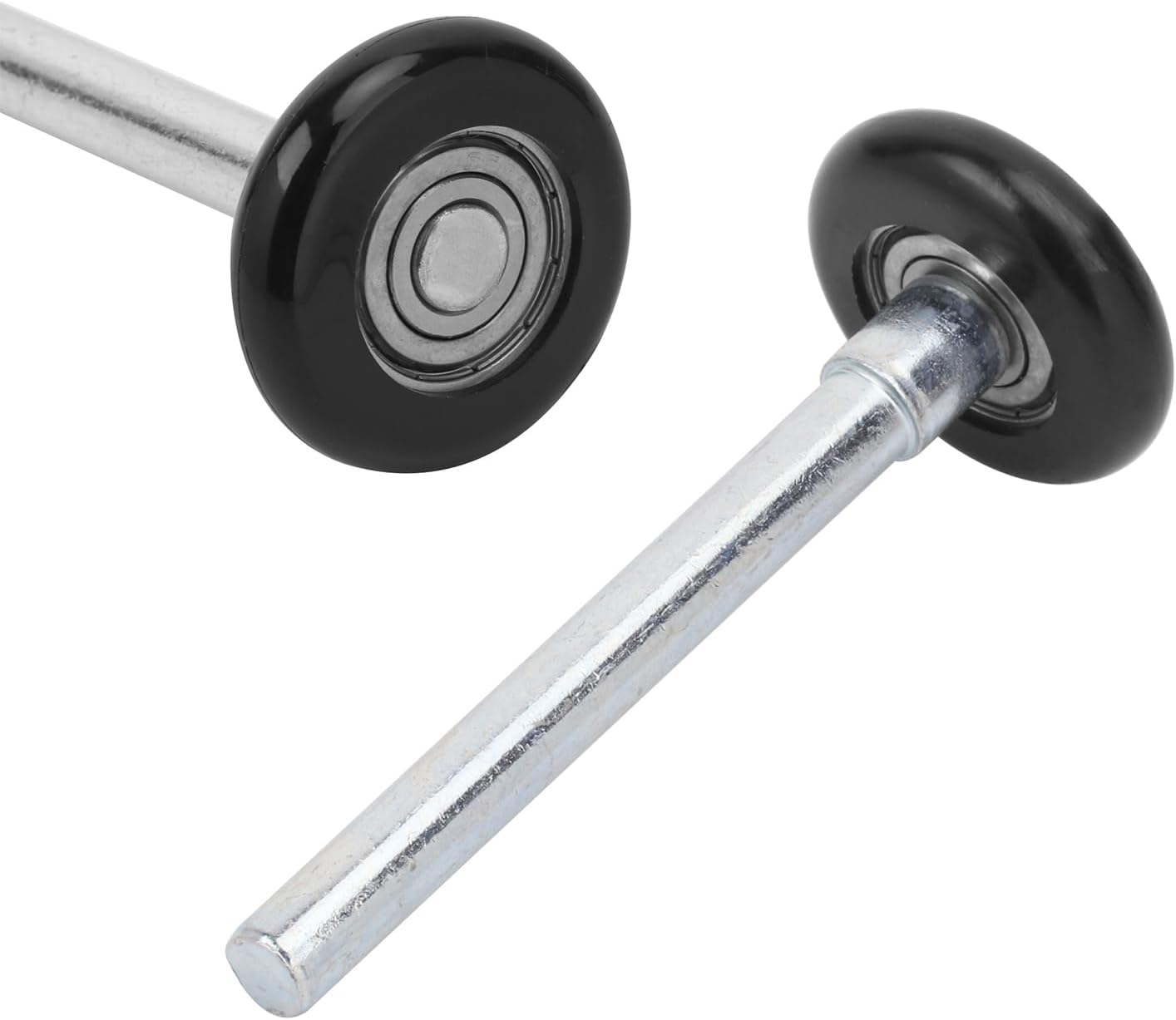 13 Pack 1.8 Inch Black Nylon Garage Door Rollers | Garage Door Rollers Replacement, Quiet Garage Door Wheels Replacement, Garage Door Roller with 6200 Ball Bearing