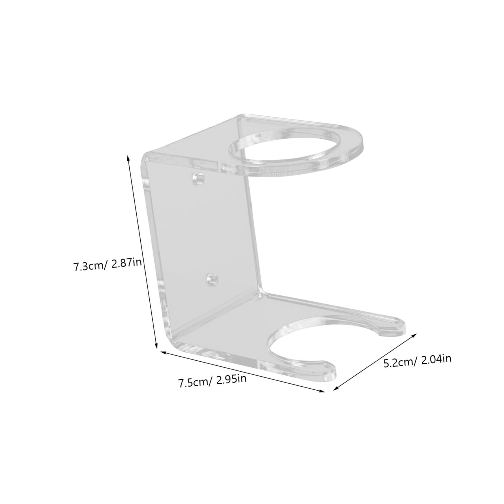 GALPADA 2pcs Baseball Bat Mount Display Stand Acrylic Ball Storage Rack for Sports Bats