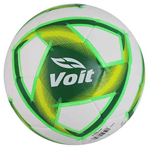 Voit Soccer Ball No. 5 Liga MX Clausura 2023, White/Green: or Passionate Amateur Players, Built with Cutting-Edge Hybrid Tech Technology S300