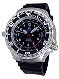 All Stainless Steel 52mm Uhr 24 Std. Zeiger Automatik Taucheruhr mit Saphir Glas/Helium Ventil T0308