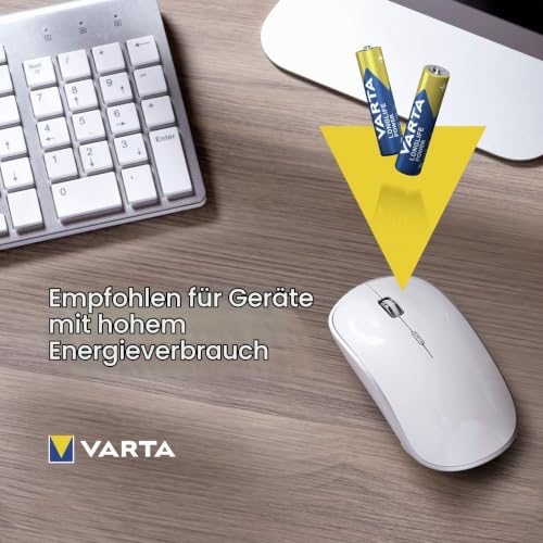 VARTA Batterien AAA, 20 Stück, Longlife Power, Alkaline, 1,5V, ideal für Spielzeug, Funkmaus, Taschenlampen, Made in Germany (Packung mit 2) – Ansicht 3