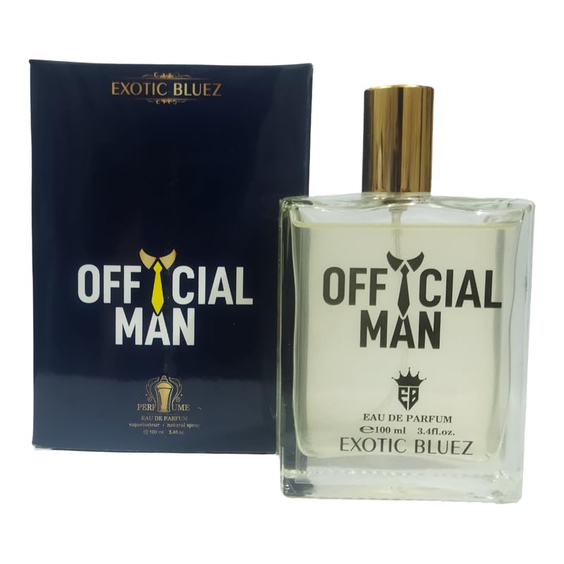 EXOTIC BLUEZ Official Men Eau De Perfume 100 ml Long Lasting Perfume For Men & Women|Ideal Gift For Loved Once