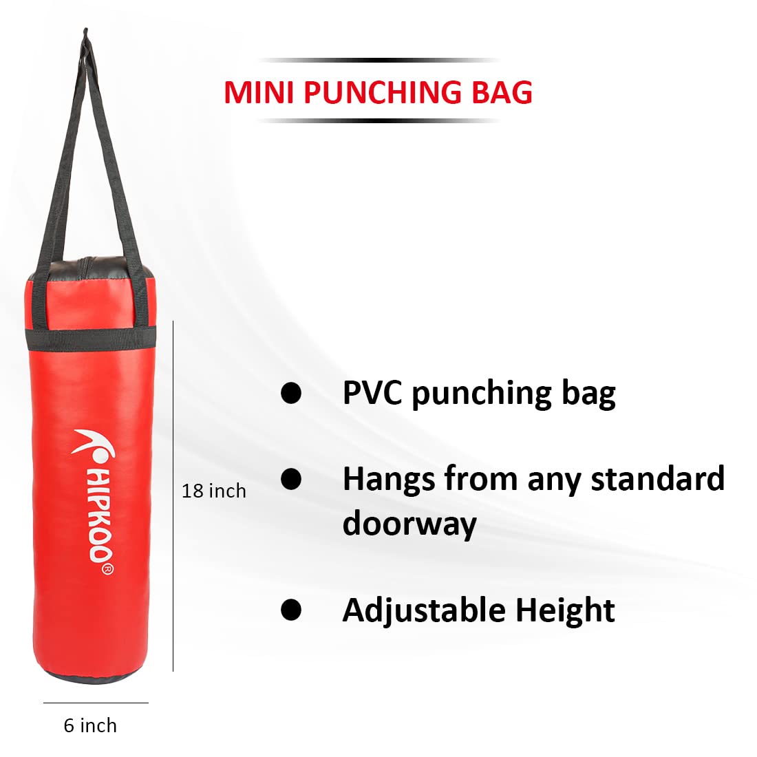 Hipkoo Sports Kids Champ Junior Boxing Kit Set | 1 Punching Bag, 1 Head Guard, 2 Boxing Gloves | Boxing Training Punching Bag and Gloves for Boys and Girls | for 3 to 10 Years Kids (Set of 4) 2