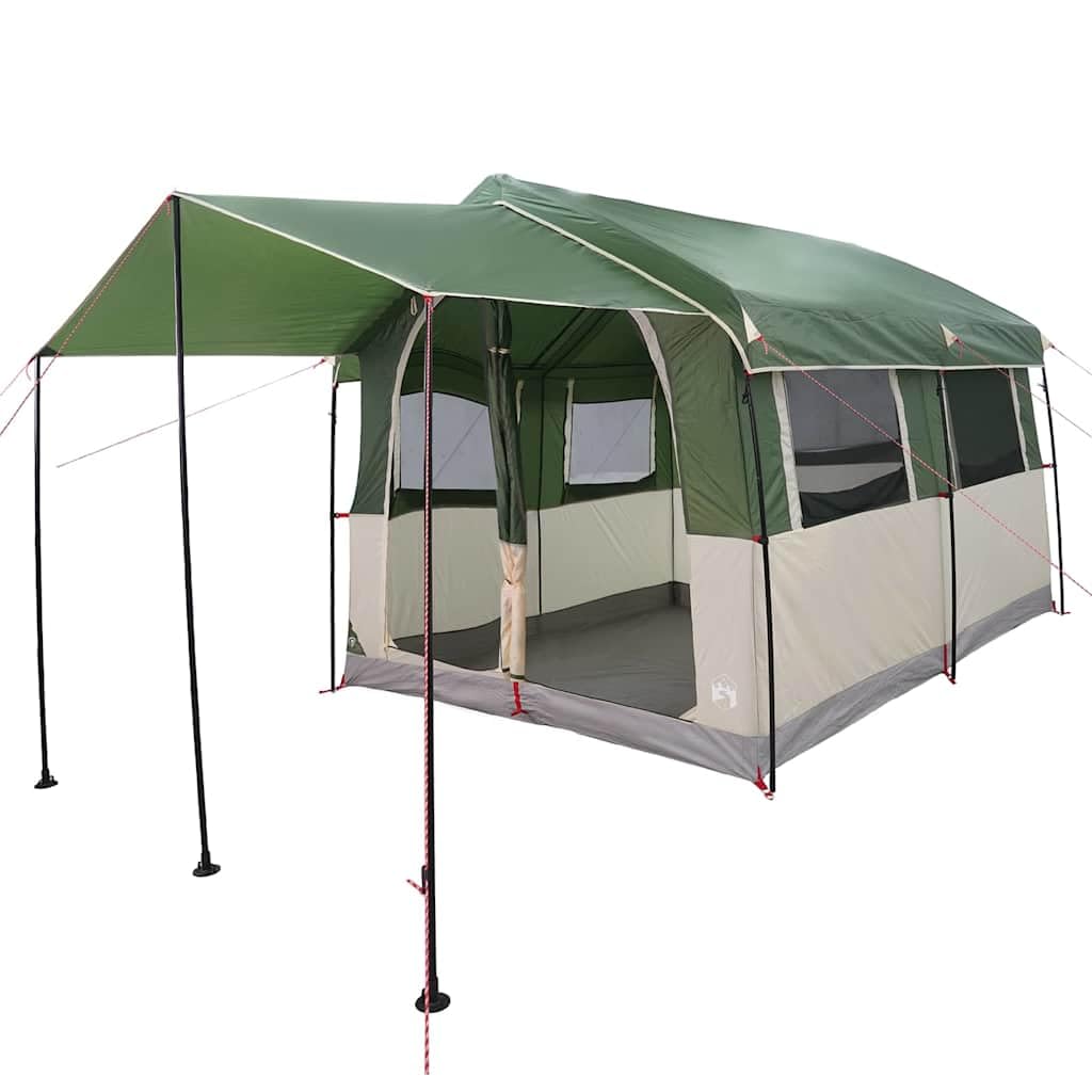 Namiot rodzinny 4 osoby zielony 324 x 255 x 230 cm