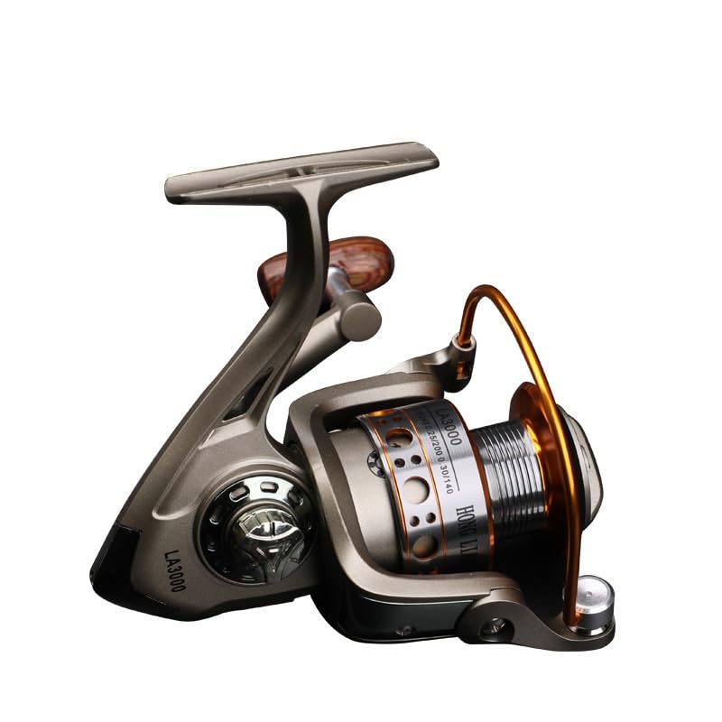 Double-Offer Full-Metal Fishing Reels, Spinning, Metal, Lure, Saltwater, Casting, Long-Range(LA3000)
