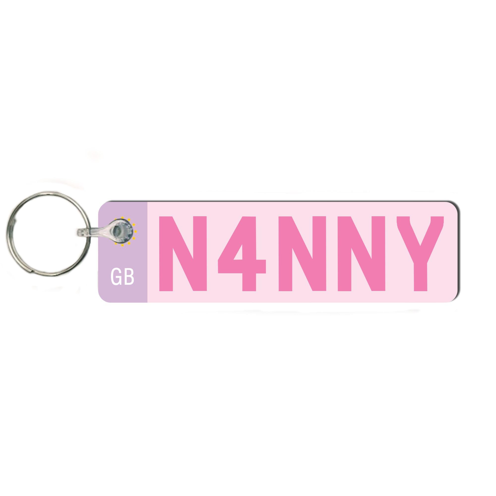 Pixie's Gifts Custom License Plate Keychain - Personalised Number Plate Keyring - Mini Number Plate Key Ring - Name Plate Keychain - Just Passed Milestones