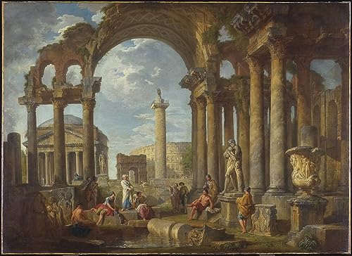 Un Capriiiiiiccio de ruines romaines Pannini : éveillez vos murs avec l'art mural