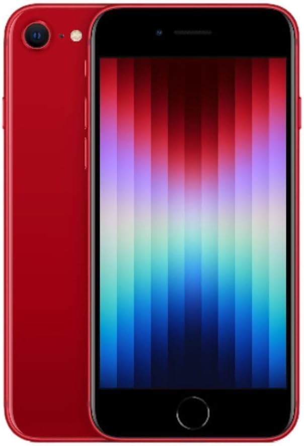 Apple iPhone SE 3rd Gen, 64GB, RED - AT&T (Renewed Premium)