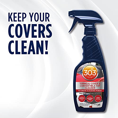 303-Products-30571CSR-Tonneau-Cover-and-Convertible-Top-Cleaner-Vinyl-and-Fabric-Top-Cleaner-Ultimate-Cleaning-Power-Helps-Remove-Tough-Stains-Rinses-Residue-Free-16-fl-oz-Packaging-May-Vary