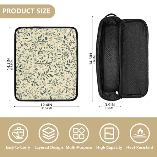 Bolso organizador resistente al calor para herramientas de cabello miniatura 4