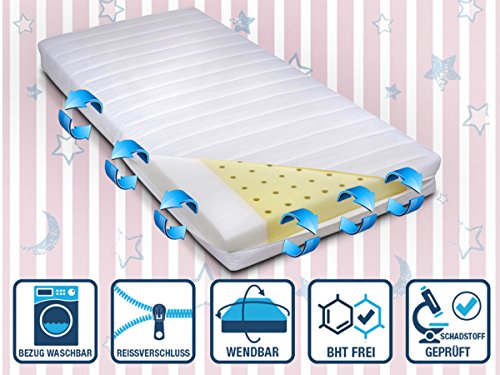 BMM Baby- und Juniormatratze Schmitt Kids mit Trittkante, ÖKO-TEX® 100, Air-Ausstattung 70x160 cm