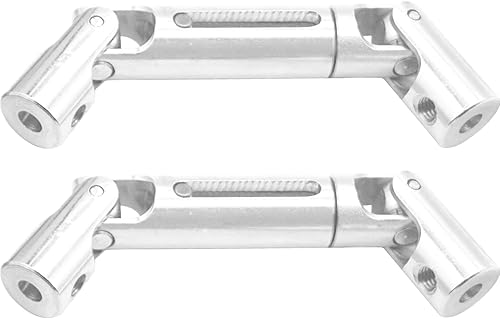 Miniatura 4 de 2 unids metal RC universal eje de transmisión CVD Junta de transmisión 2.244 in-2.795 in para WPL MN modos B-14 B-16 B-24 B-36 MN-D90 116 124 RC