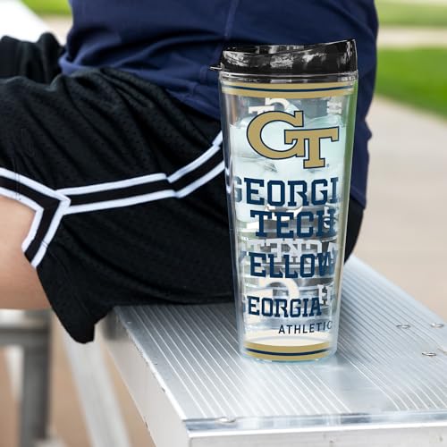 Image of Rico Industries NCAA College Double Wall Mayhem 16oz Or 20oz Tritan Tumbler W Lid