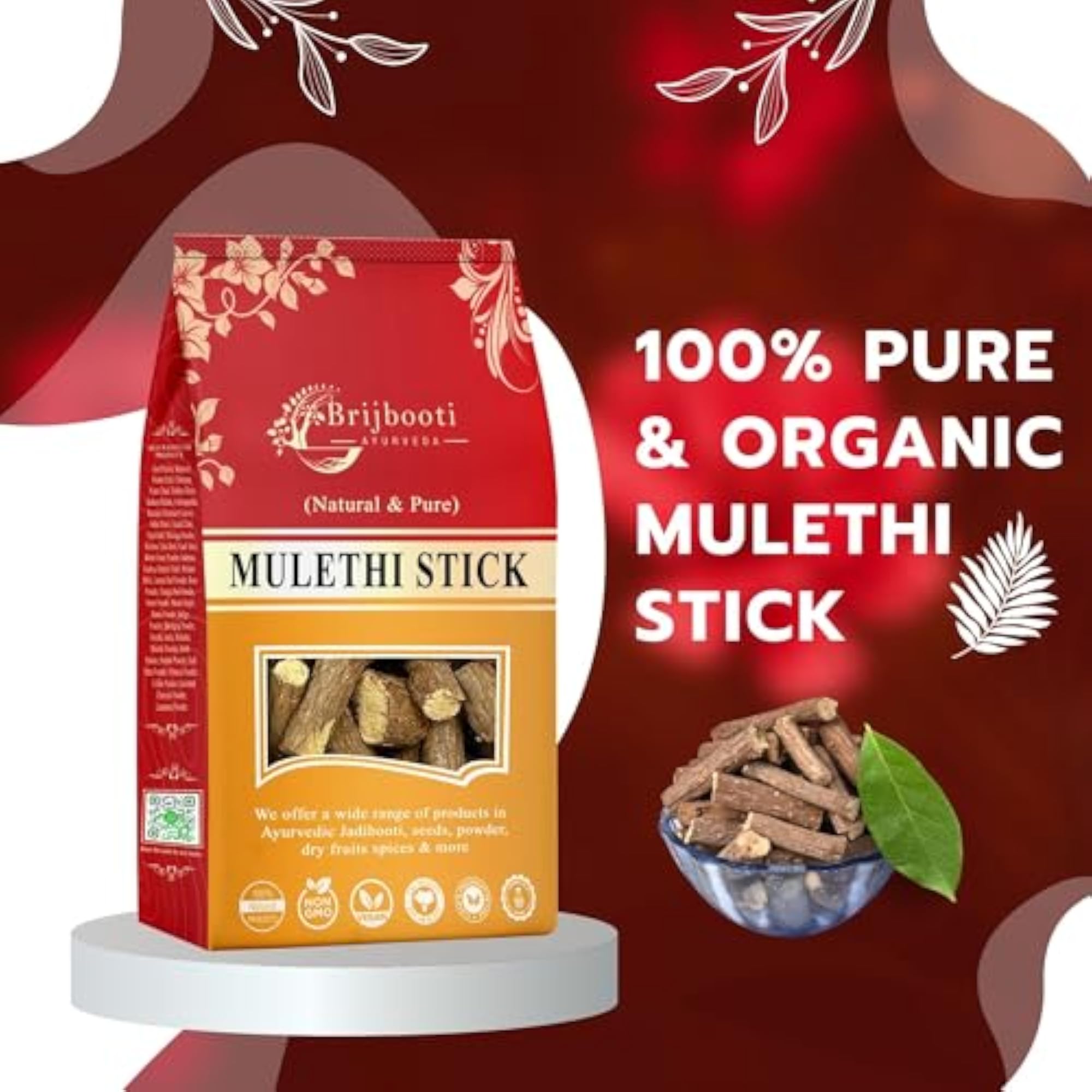 Brijbooti Mulethi Stick 200 Gram