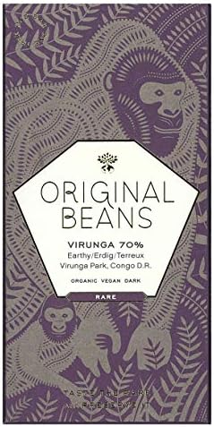 Original Beans, Cru Virunga 70% Dark Chocolate bar