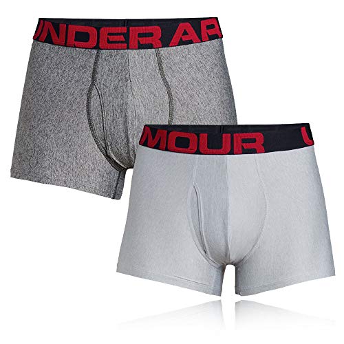 Under Armour Tech 3in Boxerjock (2 Pack) - SS20 - Large - Grey