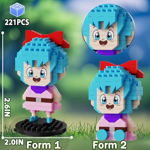Image of 5 Dragon Figures Brick Mini Headz Building Toy, 2IN1 Sitting & Standing Model Cute Main Dinosaur Ball Z Characters Merch Figures Micro Blocks Set Ideal Gift for Fans, Adult, Teen 14+ (1025PCS)