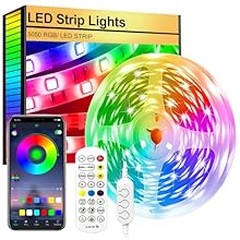 Multiple Light Modes：This led lights has not only basic red, green, blue, white color, but also with multiple color changing controlled by the remote. 6 DIY modes, 8 lighting modes. You can also adjust the brightness as you like Flexible and Cuttable...