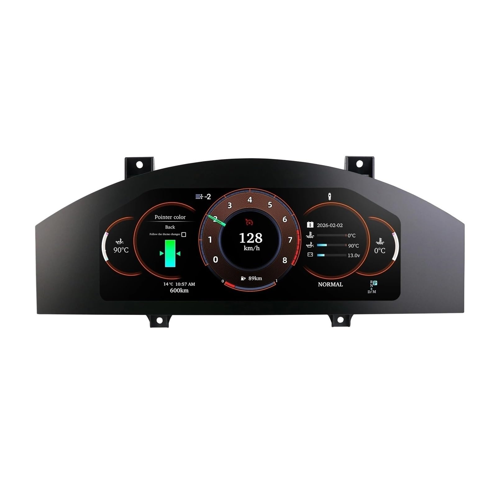 Tablero Digital Android 12,3 pulgadas velocímetro Porsche Cayenne 2011-2017 panel 5