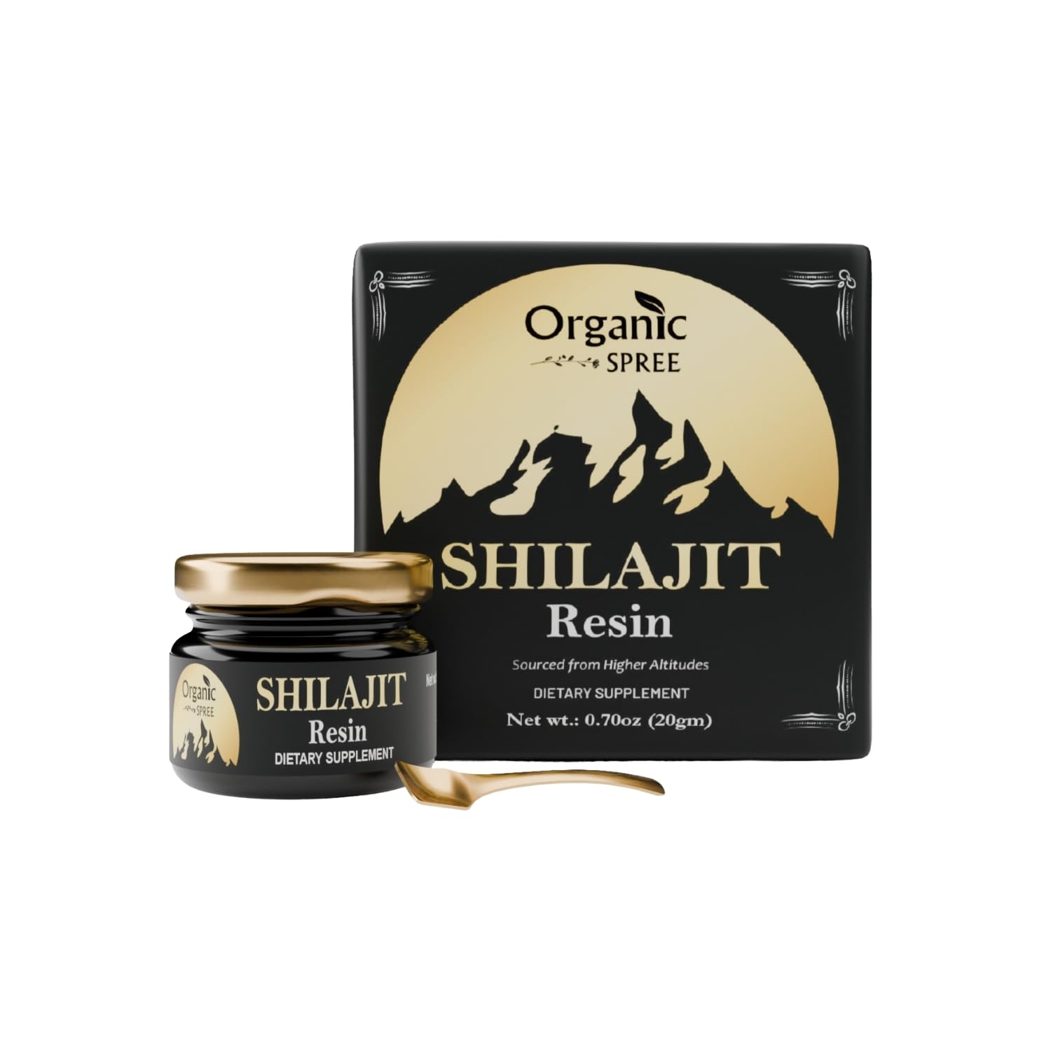 Pure Himalayan Shilajit Resin 20gm (0.70oz) Pure Himalayan Resin with 85+ Trace Minerals, 75%+ Fulvic Acid, Supports Energy, Recovery, Immune Function, and Overall Health (1)