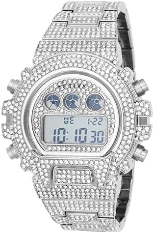 Invicta Digital Essentials Men 51mm Zinc Alloy Silver Not Applicable dial Electronic Digital