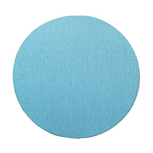 Mercer Industries Aqua Stearated Aluminiumoxid-Klettscheiben, 12,7 cm x keine Staublöcher, Körnung 220C, 50 Stück Cover