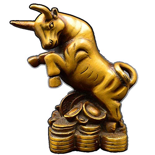 Statue décorative en cuivre de bétail, l'idée cadeau idéale pour la maison