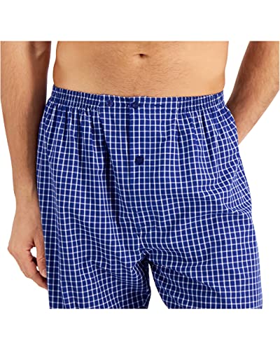 Image of Hanes Men's Woven Plain-Weave Pajama Set