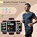 Smartwatch for Women, Compatible with Android & iPhone, 1.8'' Fitness Tracker Watch with Alexa, Call & Notification Alerts, Heart Rate & Sleep Monitor, 120 Sports Modes, Waterproof Watch for Women