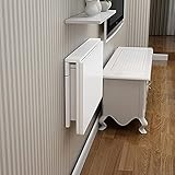  LIANGLIANG Mesa Auxiliar con Alas Abatibles,Escribiendo Escritorio,Espacio Ahorro Caída de Servicio Pesado Abajo Mesa por Hogar Comida Cocina Puesto de Trabajo Estudio