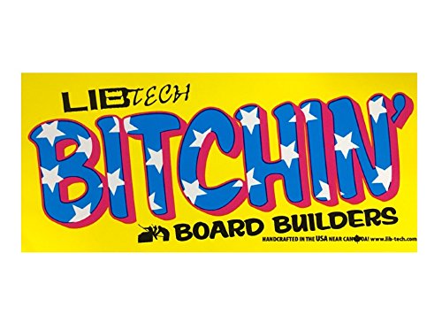Amazon | LIB TECH（リブテック）ステッカー BITCHIN' BOARD BUILDERS