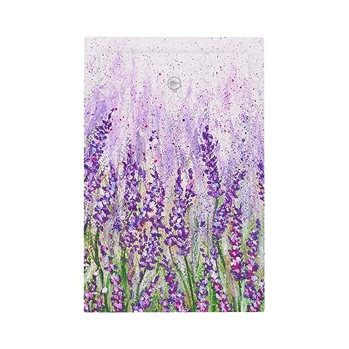 2 Gang Lichtschalter Abdeckung Platte Lavendel Blume Einzelne Blank Dekorative Wandplatten Kunststoff Lila Frontplatte für Bauernhaus Schlafzimmer Küche Wohnzimmer Dekoration