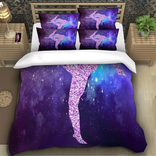 Housse de couette hypoallergique contre allergies lit simple 3D - 5