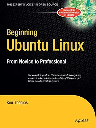 Beginning Ubuntu Linux: From Novice to Professional book cover