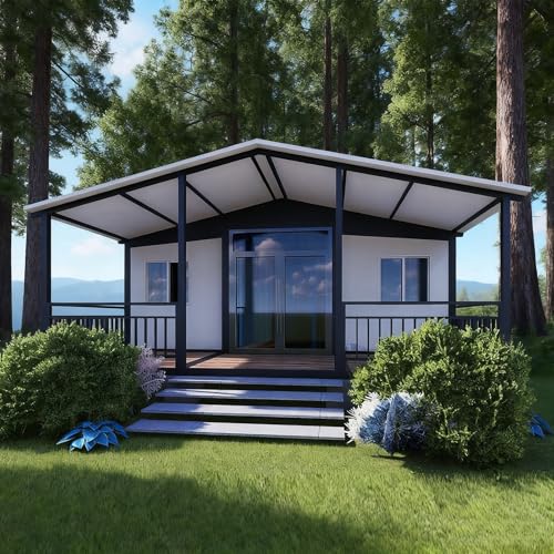 40Ft Prefab Modular Tiny House, Expandable Tiny House with Front