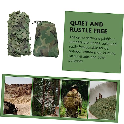 BIUDECO 1 Conjunto De Rede De Camuflagem Cega Acessórios De Tiro Plantas De Triagem Protetora Rede D