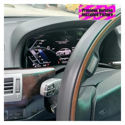 Tablero de instrumentos con pantalla LCD y cabina virtual fluida para BMW Serie 7 E65 E66 5