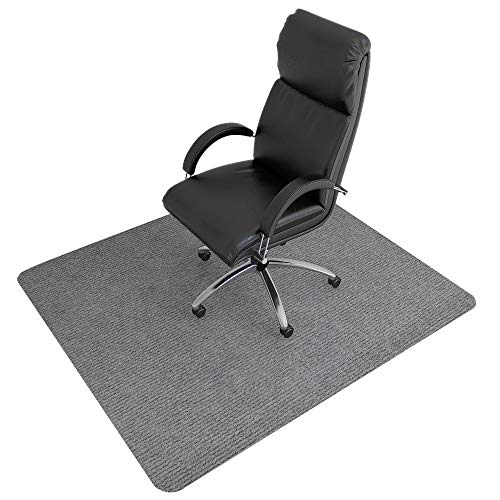 Office Chair Mat for Hardwood Floor, Upgraded Version Chair Mat Hard Floor Protector, 1 6  Thick 48  x 36  Chair Carpet Multi-Purpose for Desks, Office and Home (Grey)